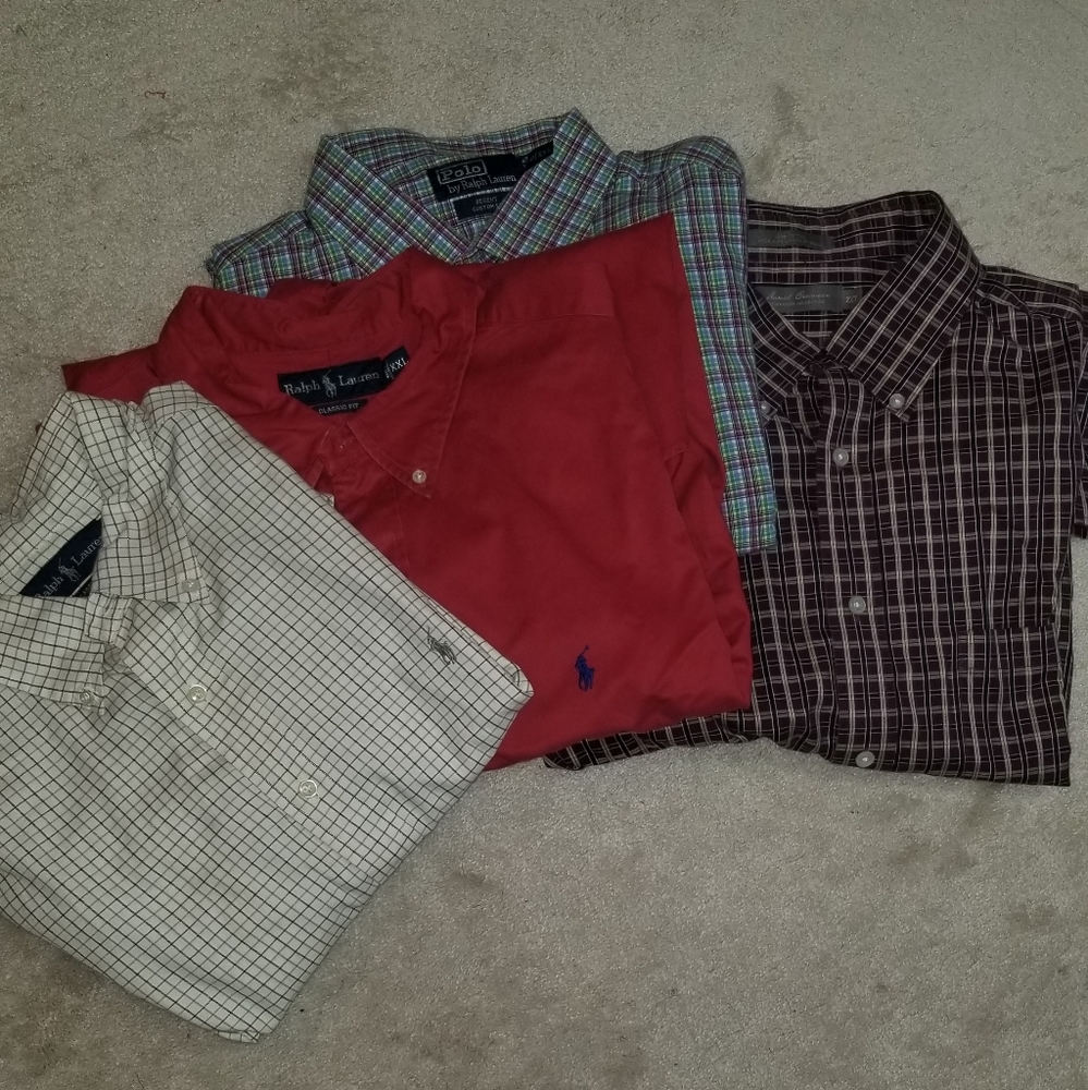 Lot of 4 Ralph Lauren Daniel Cremieax  XXL & 2XT